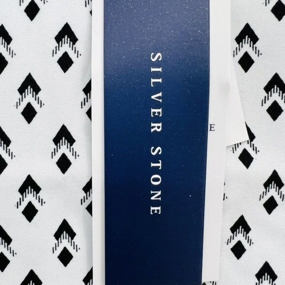 NWT Silver Stone Geo Collection Men's‎ Shirt Large Modern Fit Button Down $149